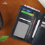 Pa-Your Shoe Premium Black Genuine Leather Card Holder Wallet image