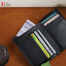 Pa-Your Shoe Premium Black Genuine Leather Card Holder Wallet image