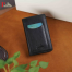 Pa-Your Shoe Premium Black Genuine Leather Card Holder Wallet image