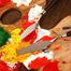 Painting Knife and Spatula Set- 5 pcs Palette Knife Set for Mixing Paints, Thick Paint Applications and More image