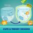 Pampers All Round Pants System Baby Diper (L Size) (9-14 kg) (42Pcs) image
