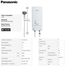 Panasonic DH-3MS1 Instant Water Heater image