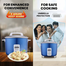 Panasonic SR-WA22H(AT) Full Automatic Rice Cooker with Double Pan | 2.2 Liter image