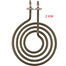 Pancake Coil Heater Tube–4/5 Ring Electric Burner Element image