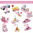 Panlos 553 Pcs Ice Cream Truck Building Lego for Girls 12 in 1 City Building Block for Kids 25 Play Style image