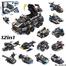 Panlos 572 Pcs Military Armored Car Lego 12 in 1 City Building Block for Kids 25 Play Style image