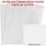 Papertree Rives Dot Bright White water color acrylic and oil color painting paper image