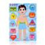 Parts of Body Wooden Puzzle Toy image