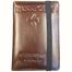 Passport Wallet - Travel Document Holder with RFID Blocking/Card Passport Holder Brown Colour image