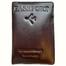 Passport Wallet - Travel Document Holder with RFID Blocking/Card Passport Holder Brown Colour image