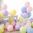 Pastel Balloons - 20 Pcs (Multi Color) image