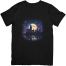 Pathok Point Harry Potter Hogwarts Castle Night Sky Constellations Black T-Shirt image