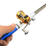 Pen Shape Folded Fishing Rod Mini Portable Pocket Telescopic Fishing Rod Mini Portable Fishing Rod with Reel Wheel image