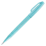 Pentel Brush Sign Pen - PALE Blue image