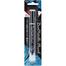 Pentel Dual Metallic Brush-Black Plus Metallic Red image