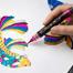 Pentel Dual Metallic Brush-Pink Plus Metallic Pink image