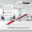 Pentel Energel Gell Pen Red Ink (0.7mm) - 1 Pcs image
