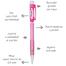 Pentel Fiesta Mechanical Pencil 0.5mm - Red Barrel image