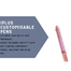 Pentel I Plus Customizable Pen 3Pcs Refill - Begonia image