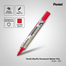 Pentel Maxiflo Permanent Marker Fine Bullet - Red image