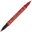 Pentel Permanent Marker Twin Tip - Red image