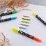 Pentel Twin Color Tip Highlighter-Yellow/Sky Blue image