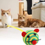 Pet Cat Toys Lovely Stripe Nylon Rope Round Ball Mouse Long 1Pcs (Any Color) image