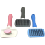 Pet Grooming Slicker Brush Small To Large Dogs And Cats Self Cleaning Thick Rectangle Slicker Long Coat Cat Dog image