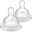 Philips Avent Bottle_Nipple Anti Colic Teat Medium Flow- 3m Plus 2 Pcs image