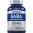 Piping Rock Gaba 750 mg 100 Capsules image