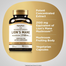 Piping Rock Lion's Mane Mushroom 2100mg 90 Vegetarian Capsules -485282060 image
