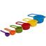 Plastic Measuring Cup and Measuring Spoon Set - Multi Color image