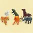 Plastic Mini Jungle Wild Animals Toys Set For Kids 6 Pcs(animal_hard_87289_rfl) image