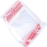 Plastic Zipper Bag 3×2 inch Transparent Crystal Clear Zip Bag, Poly Bag, Made of Solid LDPE Film Food Safe - 100 pcs image