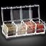 Plastic masala box with spoon - 4 pcs image