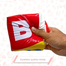 Play And Learn Baby Learning Toy Soft Soccer Dice Alphabet Roll Ball And Cube - 2pcs image
