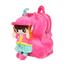 Plush Bags Cartoon Printed School Bag For Kids - Size 16inch image