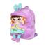 Plush Bags Cartoon Printed School Bag For Kids - Size 16inch image