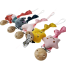Plush Pacifier Clip - Cotton and Wooden Nipple Holder image
