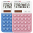 Pocket Mini Small Calculator Calculatrice Taschenrechner Calculadora Cute 12 Digits Solar Colorful image