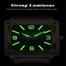 Poedagar 870 Luxury Man Wristwatch Square Quartz Men Watch Waterproof Luminous Stainless Steel Men’s Watches image