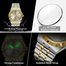 Poedagar 872 Luxury Fashion Stainless Steel Waterproof Watch For Men image