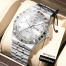 Poedagar 872 Luxury Fashion Stainless Steel Waterproof Watch For Men image