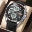 Poedagar E108 Dual Display Multi Function Watch image