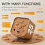 Pomodoro Cube Timer (Wooden): Gravity Sensor Digital Clock - Ostin's Mart image