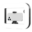 Porodo Lifestyle Handheld Ring Grip Camera And Phone Vlogging Light with Desktop Support And Phone Clamp image