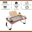 Portable Folding Laptop Table Desk Foldable Laptop Table - Multicolor-Multidesign image