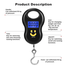 Portable Hanging Scale 50Kg 10gm image