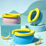Portable Kids Foldable Potty Training Indoor and Outdoor Travel Toilet Seat image