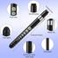 Portable LED Flashlight Work Light Medical First Aid Pen Light Torch Lamp With Pupil Gauge Measurements Doctor Nurse Diagnosis image